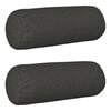 vidaXL Husă pentru pernă 2 pcs HEERLEN Gri &icirc;nchis &Oslash; 15 x 40 cm