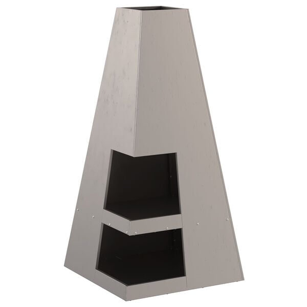 vidaXL Cuptor de foc Maro 50 x 50 x 100 cm Oțel