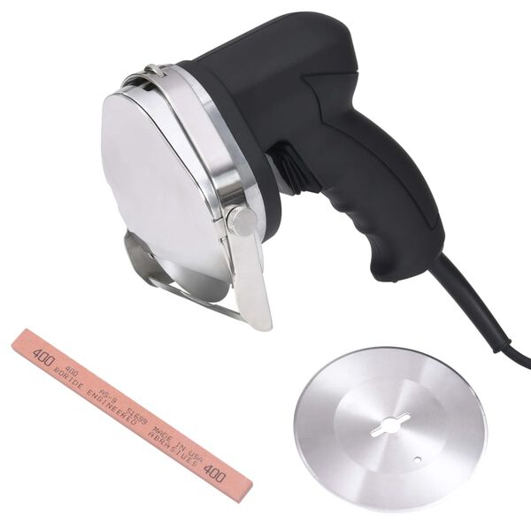 vidaXL Feliator electric kebab Doner cu 2 lame și tocilă, 100 mm