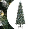 vidaXL Brad de Crăciun artificial Verde 240 cm PVC, plastic și oțel