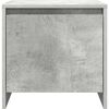 vidaXL Noptiere, 2 buc., gri beton, 45x34x44,5 cm, PAL