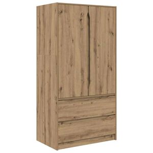 vidaXL Dulap cu ușă Stejar Artizanal 79,5 x 49 x 156 cm Lemn prelucrat