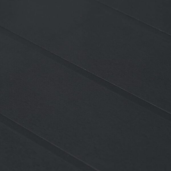 vidaXL Masă de grădină, antracit, 79x79x72 cm, plastic, aspect ratan