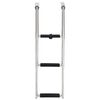 vidaXL Scară de îmbarcare pliabilă, cu 3 trepte, oțel inoxidabil