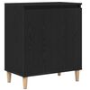 vidaXL Bufet Stejar Negru 60 x 35 x 70 cm Lemn prelucrat