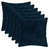 vidaXL Husă pentru pernă 6 buc. HEERLEN Albastru marin 30 x 30 cm