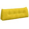 vidaXL Perna pentru spate Galben 140 x 24 x 50 cm Catifea