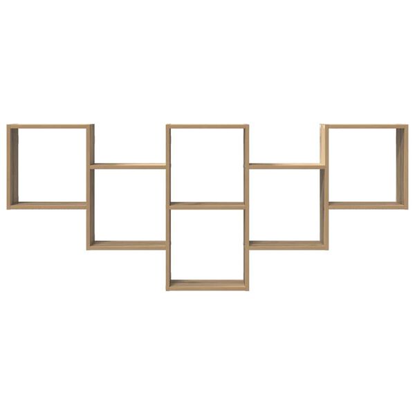 vidaXL Raft de perete, lemn artizanal, 159x18x66 cm, lemn prelucrat