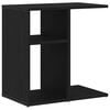 vidaXL Masă laterală Stejar Negru 50 x 30 x 50 cm Lemn prelucrat