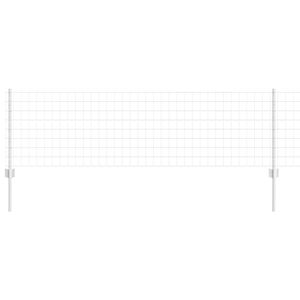 vidaXL Gard cu St&acirc;lp Argintiu