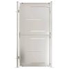 vidaXL Poartă de grădină 100x175 cm oțel inoxidabil