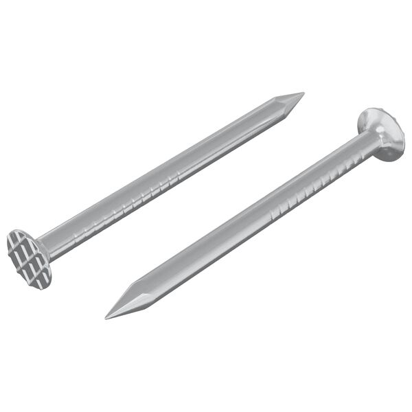 vidaXL Cuie pentru Lemn 2 pcs Argintiu &Oslash; 3 x 15 mm Metal