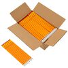 vidaXL Creioane HB &Oslash; 0,7 x 18,5 cm Galben Lemn solid de plop