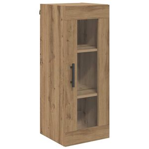 vidaXL Dulap montat pe perete Stejar Artizanal 34,5 x 34 x 90 cm