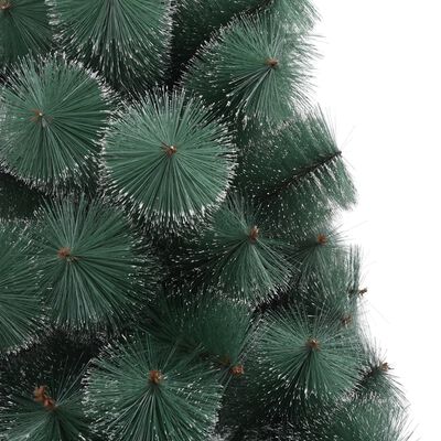 vidaXL Brad de Crăciun artificial cu LED-uri, verde, 120 cm, PVC&PE