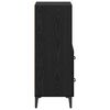vidaXL Bufet cu sertar Stejar negru 34 x 34.5 x 90 cm Lemn compozit