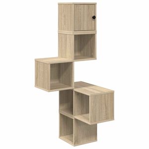 vidaXL Rafters colțar de perete Stejar Sonoma 48 x 48 x 120 cm