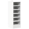 vidaXL Sisteme de &icirc;ncălțăminte 31,5 x 35 x 90 cm Alb 6 compartimente