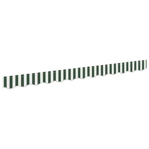 vidaXL &Icirc;nlocuire pentru faldurile de awning Verde și alb 230 x 20 cm