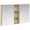 vidaXL Set dulap baie 3 buc. 100 x 10,5 x 60,5 cm Lemn prelucrat