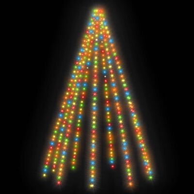 vidaXL Instalație brad de Crăciun cu 400 LED-uri multicolor 400 cm