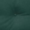 vidaXL Perna pentru spate Verde &icirc;nchis 180 x 24 x 50 cm Catifea