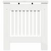 vidaXL Capac pentru radiator Alb lucios 78 x 19 x 81,5 cm