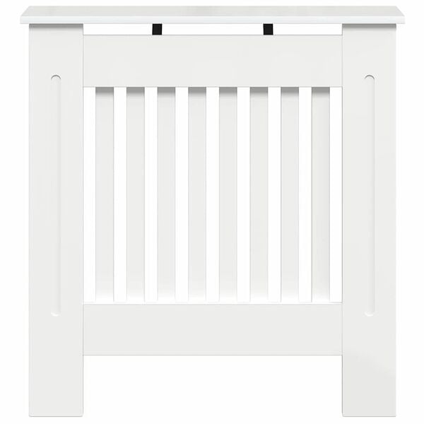 vidaXL Capac pentru radiator Alb lucios 78 x 19 x 81,5 cm