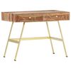 vidaXL Birou de scris cu sertare, 100x55x75 cm, lemn masiv de acacia