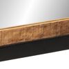 vidaXL Oglindă de baie 55x1x60 cm sticlă și lemn masiv de mango