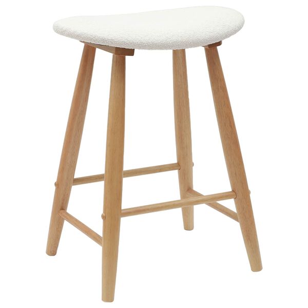 vidaXL Scaune de dining 2 pcs natural 46 x 37 x 63 cm