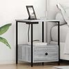 vidaXL Dulap de noapte Gri Sonoma 42 x 41 x 56 cm Lemn compozit