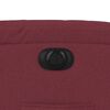 vidaXL Fotoliu electric rabatabil cu ridicare, roșu vin, textil