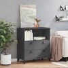 vidaXL Bibliotecă „VIKEN”, gri antracit, 80x40x90 cm, lemn prelucrat
