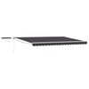 vidaXL Cort electric retractabil Antracit și Alb 4,5 &times; 3 m