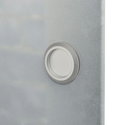 vidaXL Ușă glisantă, argintiu,178 cm, sticlă și aluminiu