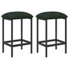 vidaXL Scaun de bar 2 buc. Verde &icirc;nchis 40 x 32 x 74 cm Lemn prelucrat