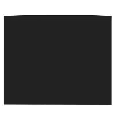 vidaXL Măsuță de cafea, negru, 90x50x41,5 cm, PAL