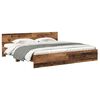 vidaXL Cadru de pat cu headboard Lemn Vechi 180 x 200 cm Lemn compozit