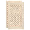 vidaXL Uși de dulap cu zăbrele 2 buc. 39,5x69 cm, lemn masiv de pin