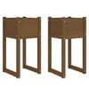 vidaXL Jardiniere, 2 buc., maro miere, 40x40x81 cm, lemn masiv de pin