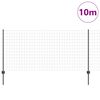vidaXL Gard cu St&acirc;lp Gri 1 x 10 m Oțel