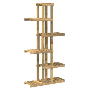 vidaXL Suport pentru plante Alb 68 x 23,5 x 140 cm
