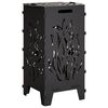 vidaXL Cuptor de foc Negru 47 x 38 x 75 cm Oțel