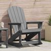 vidaXL Scaun rocking Adirondack Gri deschis 73.5 x 92 x 90cm HDPE