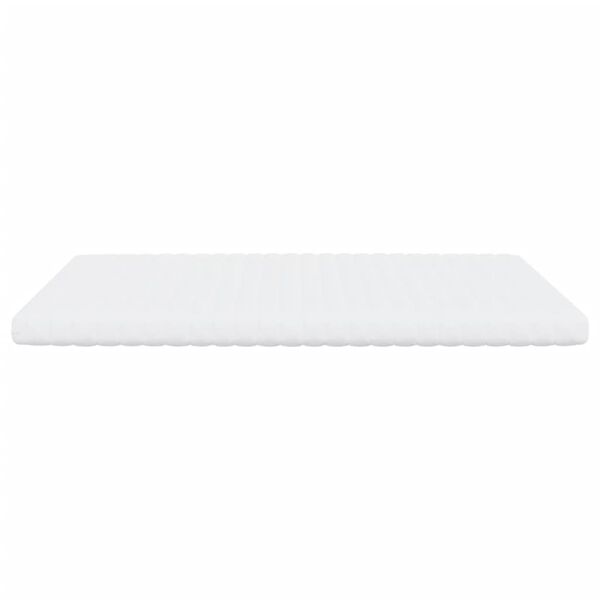 vidaXL Saltea din spumă, alb, 160x220 cm, 7 zone, duritate 20 ILD