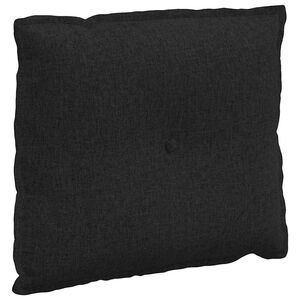 vidaXL Perna pentru spate Negru 60 x 19 x 50 cm țesătură
