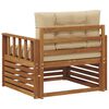 vidaXL Set de canapele de exterior Lemn de acacia solid și poliester