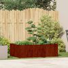 vidaXL Jardinieră Rusty 120x80x40 cm Oțel pentru intemperii