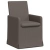 vidaXL Scaune de dining 2 buc. In Gri deschis 57 x 67 x 95 cm